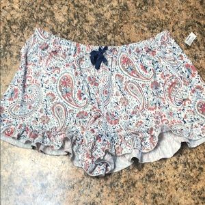 Ink & ivy medium paisley sleep short NWT